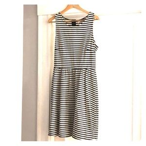 Striped cotton dress